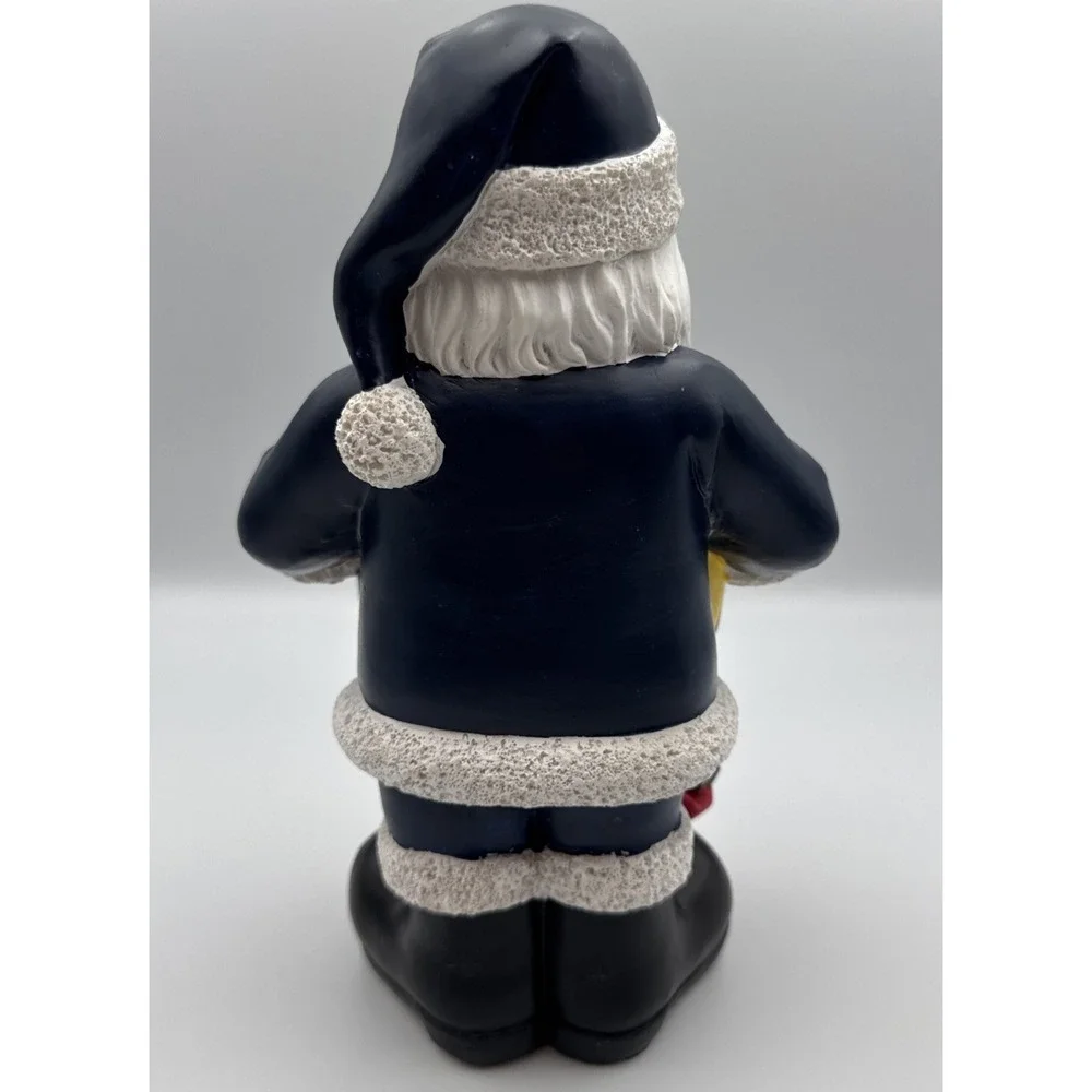 Michigan Wolverines Santa Figure Days Til Christmas‎ Countdown Blocks